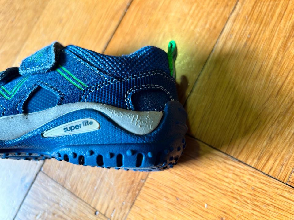 Superfit Sport4 Halbschuh, Sneaker, Gr. 25, blau/grün in Beckingen