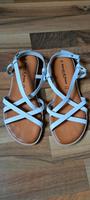 Sapore di Mare Sandale Riemchensandalette Gr. 38 echt Leder weiß Bayern - Marktredwitz Vorschau