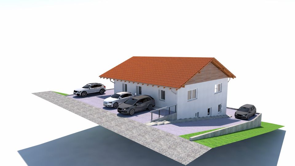 Neubau schlüsselfertiges Zweiparteienhaus in Eschlkam