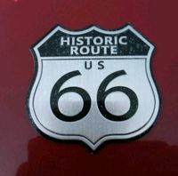 ROUTE 66 METALL EMBLEM US CAR CHEVY GMC BUICK DODGE CHRYSLER ect. Nordvorpommern - Landkreis - Saal in MV Vorschau