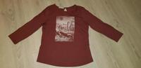 edc Esprit Shirt / Langarmshirt Gr. XS "Smile", weinrot Hessen - Brensbach Vorschau