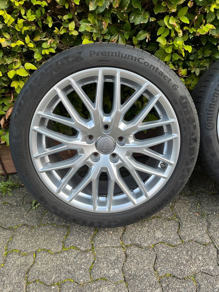 Original Audi S-Line Alu-Komplett-Sommerräder 245/40 R18 in Morsbach