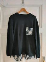 Schwarzer Sweater kariert Pulli Herren Jungen Secondhand vintage Hessen - Offenbach Vorschau