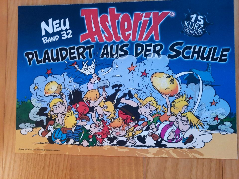 Asterix Plakate Poster,  Stundenplan in Neumarkt i.d.OPf.