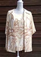 Damen 2teiler top und Bluse Gr 48 beige braun Bayern - Michelau i. OFr. Vorschau