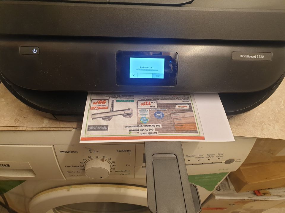 HP OfficeJet 5230 All-in-One-Drucker in Leutkirch im Allgäu