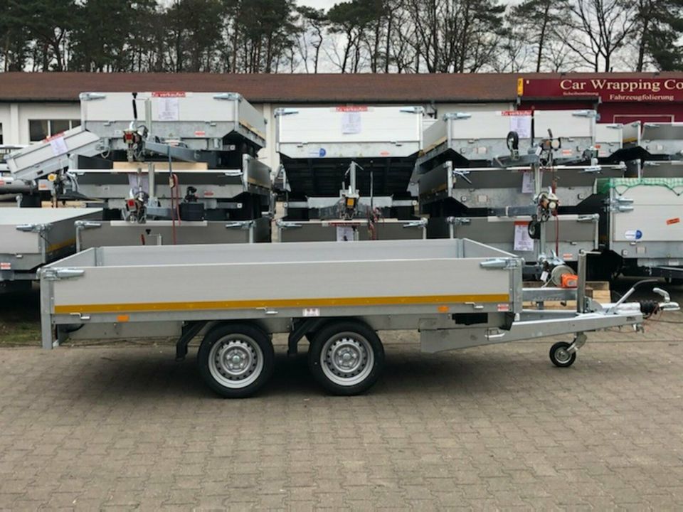 ⭐️ Eduard Auto Transporter 2700 kg 330x180x30 cm Rampen Winde 63 in Schöneiche bei Berlin