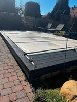 Poolabdeckung 3,6x6m mit Handkurbel Niedersachsen - Lauenau Vorschau