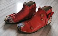 Art Stiefelette Boots Stiefel Gr 39 Leder rot ungefüttert Hessen - Homberg Vorschau