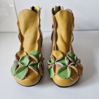 Leder Sommer Stiefeletten Schuhe Gr. 40,5 Leder Ocker Gelb Top Kreis Pinneberg - Wedel Vorschau