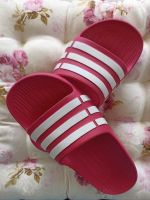 Adidas Adiletten Badeschlappen Badesandalen Gr. 35 pink Duramo Nordrhein-Westfalen - Delbrück Vorschau