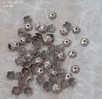 90 Stk. Thai Perlkappen 980er Silber Baden-Württemberg - Karlsruhe Vorschau