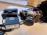 Spiegelreflex-Kamera DDR Praktica mit Elgawa-Blitzgerät SL3 Chemnitz - Altendorf Vorschau