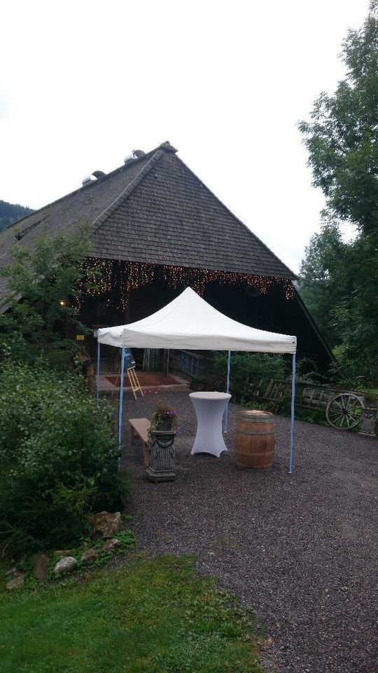 Easy-Up Pavillion Pagodenpavillion Pagode 3x3m Sektempfang mieten in Schutterwald