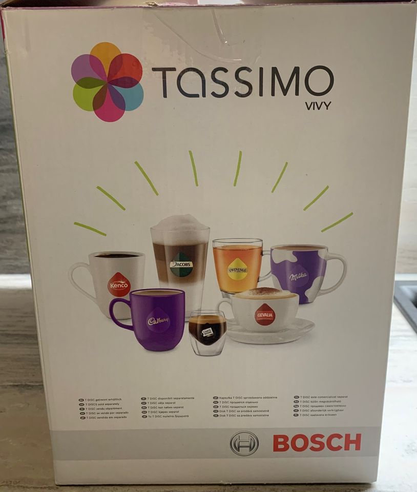 Kaffeemaschine, Kapselmaschine Bosch Tassimo Vivy rot in Chemnitz