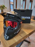 Grenzgänger Triple F Helm XL mit MXV+ Brille Orange Niedersachsen - Walsrode Vorschau