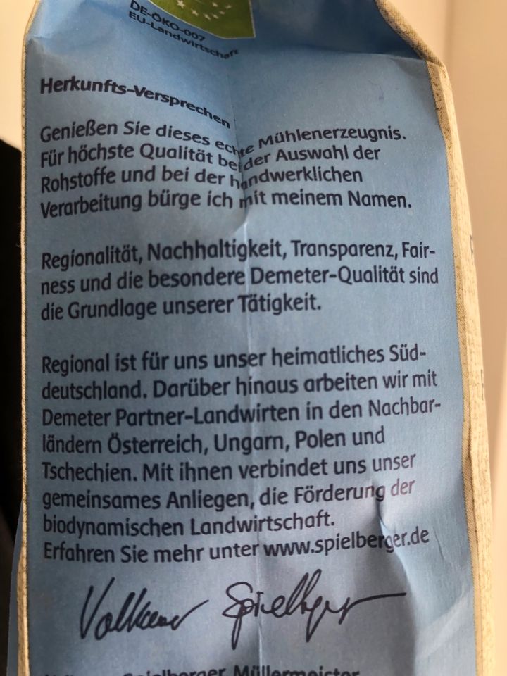 Bio Lievito Madre (Weizen Vollkorn sauerteig) im glas in München