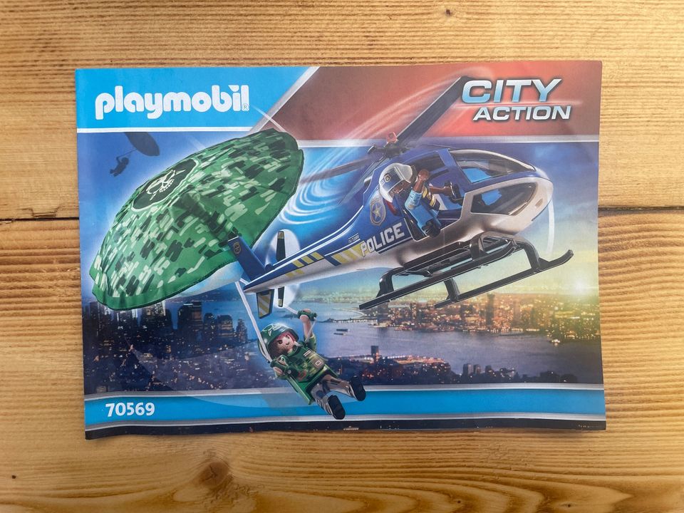 Playmobil City Action, Helicopter & Bandit No.: 70569 Age 4-10 in Hamburg