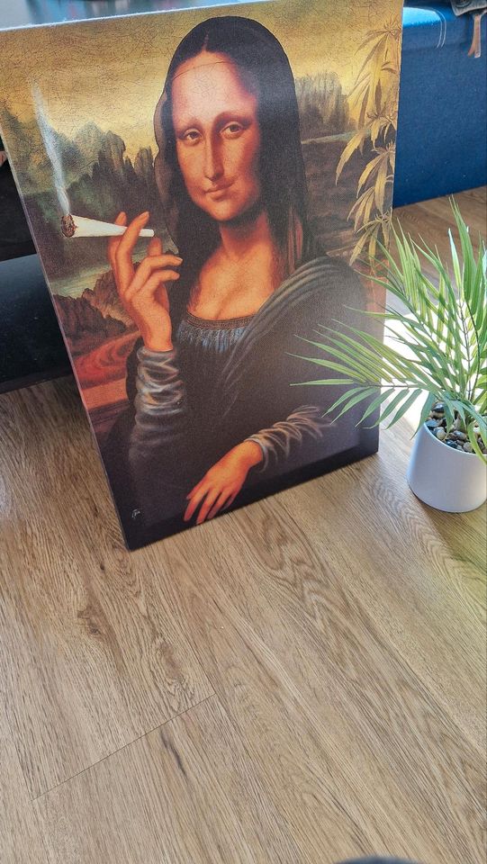 Rauchende MonaLisa Gemälde in Hamburg