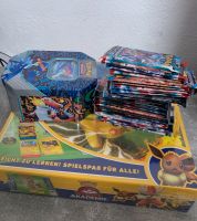 Große Pokémon-Sammlung - 24 Boosterpacks, 1 Kampfarena, 1 Tin Bayern - Kitzingen Vorschau