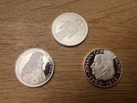 3 Münzen der „Ersten Fünf“, Medaillen, Nachprägung, 925 Silber Bayern - Bodenmais Vorschau