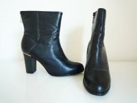 Lazzarini Stiefeletten, Leder, Größe 39, schwarz, 8 cm Absatz Rheinland-Pfalz - Bechtolsheim Vorschau