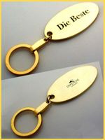 ❤️Schlüsselanhänger DEPESCHE - Die Beste - vergoldet Länge 10,5cm Nürnberg (Mittelfr) - Gebersdorf Vorschau