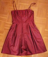 Elegantes Kleid gr38 bordeaux mit Spitzenweste Bayern - Gundelsheim Vorschau