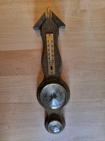 Barometer mit Hygrometer und Thermometer, Holz, Metall, Glas Bayern - Gangkofen Vorschau