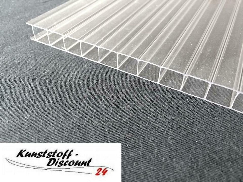 Stegplatten 10 mm farblos klar Polycarbonat LEXAN® SONDERPOSTEN in