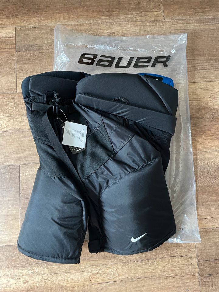 Nike ( Bauer Nexus ) Eishockey Hose IIHF Schwarz M / XL NEU in Lampertheim