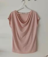 ♥︎ Zero ♥︎ Shirt mit Wasserfallkragen Gr. 44 ♥︎ rosé ♥︎ wie neu Niedersachsen - Wedemark Vorschau