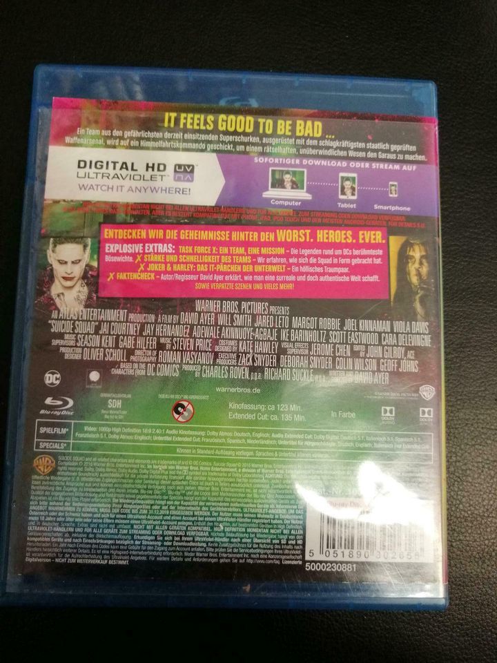 Suicide Squad Blu Ray in Kiel