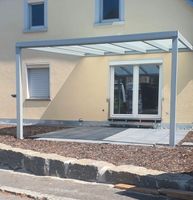 Alu-Terrassenüberdachung Glasdach 2 x 5m VSG Glas inkl. Montage Bayern - Stein Vorschau