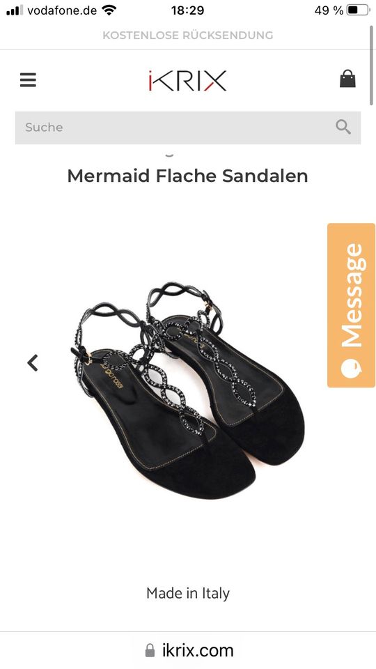 Sergio Rossi  Mermaid flache sandalen in Köln