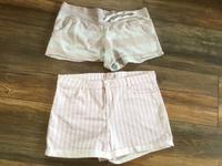 Shorts in Gr. L / XL , 2 Stück rosa weiß gestreift Niedersachsen - Landesbergen Vorschau