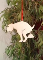 Weihnachten Baumschmuck Hundekot Anhänger Echtholz Hund Kot Hamburg-Nord - Hamburg Winterhude Vorschau