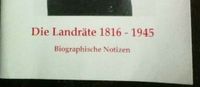 KREIS METTMANN, Die Landräte 1816 - 1945, Biographische Notizen 1 Düsseldorf - Gerresheim Vorschau