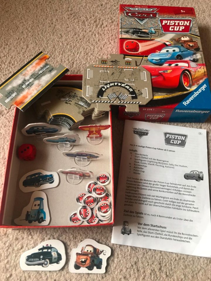 Cars Race Champions + Piston Cup Ravensburger Mitbringspiel in Kirchdorf a. Inn