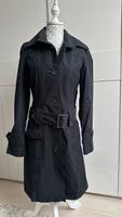 Mexx Mantel Trenchcoat schwarz Gürtel Knöpfe Gr. 34 Hessen - Nidderau Vorschau