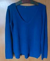 Benetton Strick-Pullover blau Gr S Hessen - Lahnau Vorschau