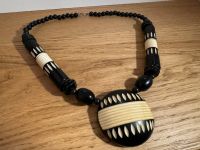 AFRIKANISCHE KETTE GROSS SCHWARZ WEISS SCHMUCK - NEUWERTIG München - Trudering-Riem Vorschau