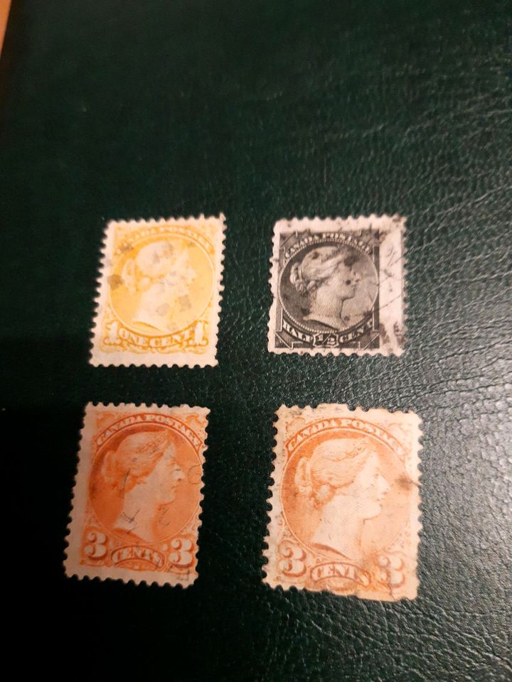 Briefmarken Kanada 1870 - 1882 in Hoyerswerda