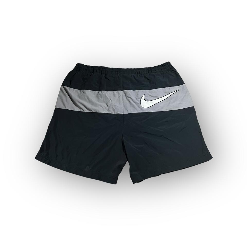 Nike Badeshorts 90s 90er Vintage Backprint Big Swoosh XXL in Cham