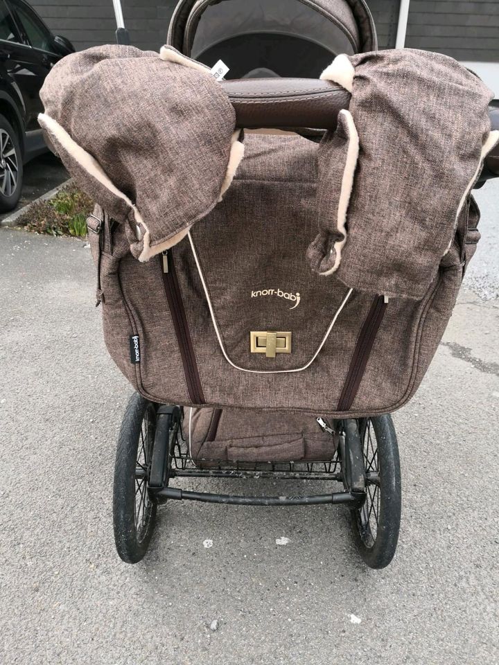 Knorr baby classico Kinderwagen 2 in 1 braun in Wuppertal