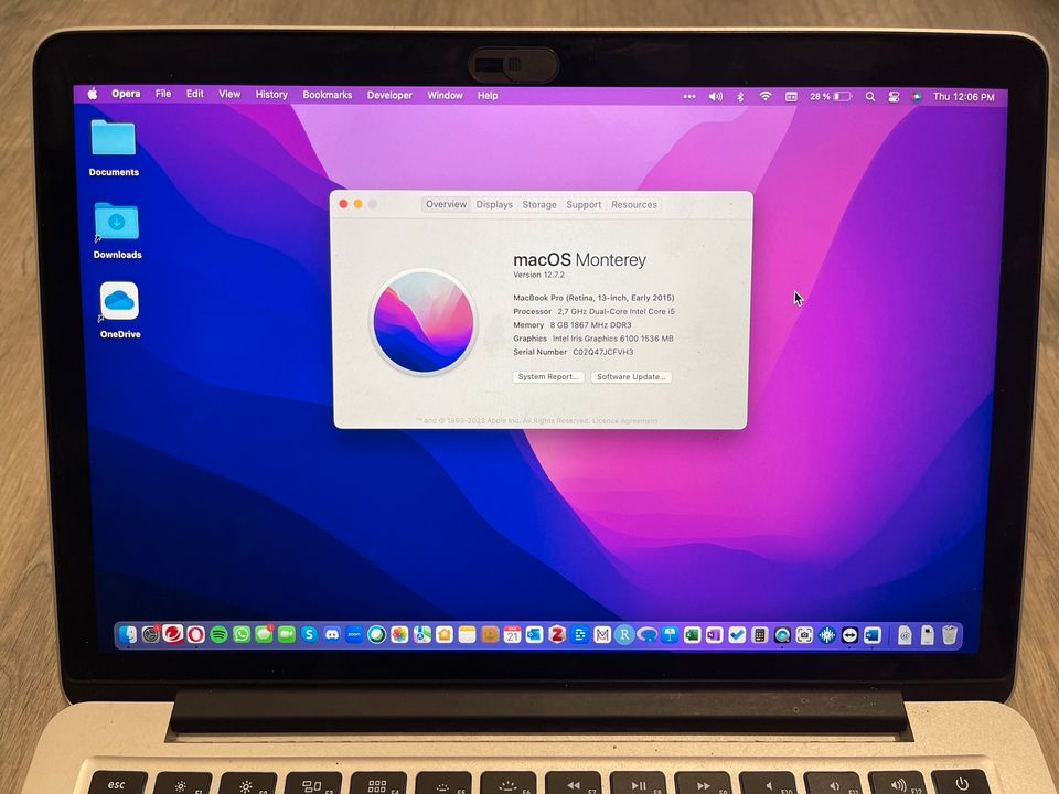 Apple MacBook Pro 13“ Retina 2015 i5, 128gb, 8gb RAM in Augsburg