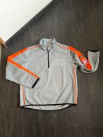 Adidas Vintage Herren Trainingsjacke / grau-orange / Gr. M Hessen - Schauenburg Vorschau