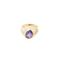 Ring Gold 585/ 14k Gr.60 , mit Amethyst Nr. 4791 Niedersachsen - Peine Vorschau