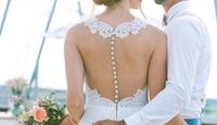 Boho Hochzeitskleid / Brautkleid mit wunderschönem Rücken, Gr 38 Nordrhein-Westfalen - Steinfurt Vorschau