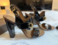 Original Gucci Leder Heels, 39,5, schwarz-gold, Leder, TOP! Berlin - Mitte Vorschau